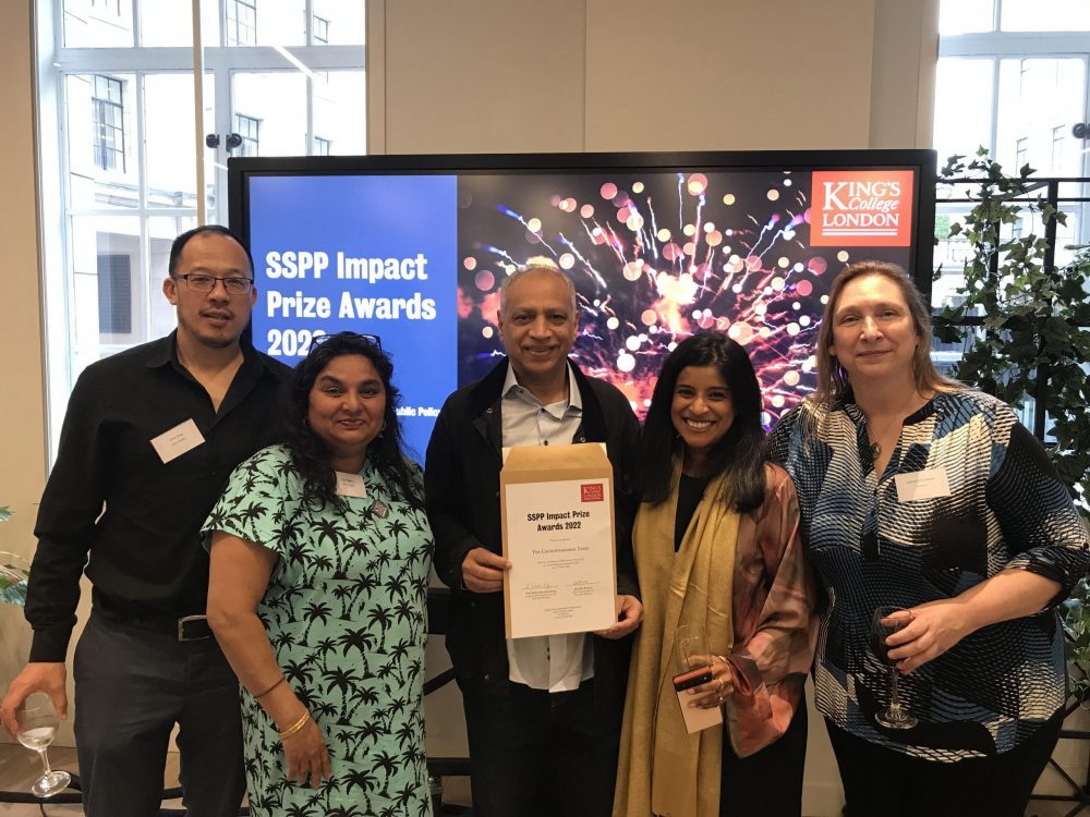 Recipient of King’s College SSPP Impact Prize Awards 2022